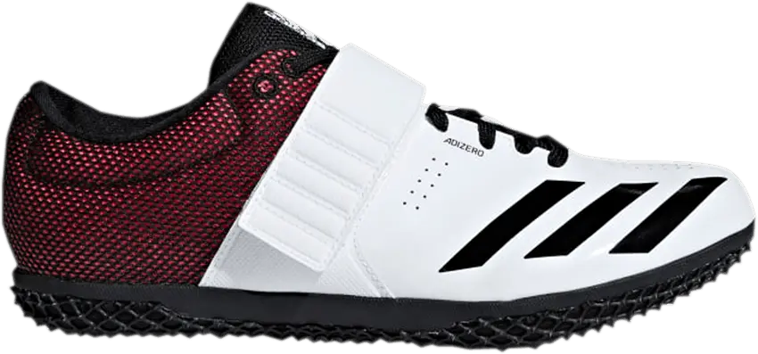  Adidas Adizero High Jump &#039;White Shock Red&#039;