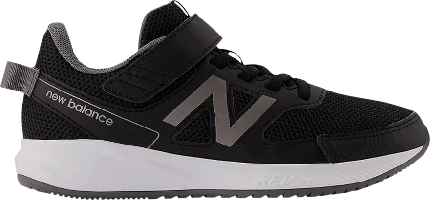  New Balance 570v3 Bungee Lace Kids &#039;Black Castlerock&#039;