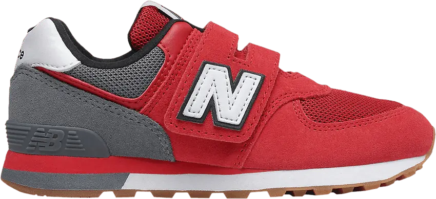  New Balance 574 Big Kid &#039;Sport Pack - Team Red&#039;