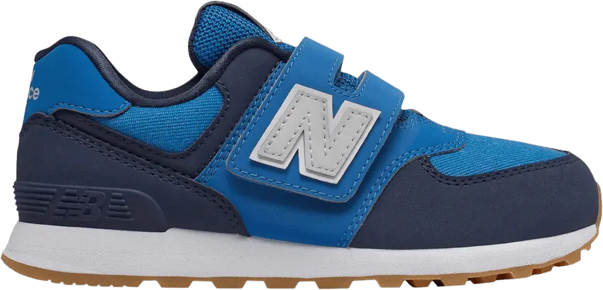  New Balance 574 Kids Wide &#039;Hook and Loop - Neo Classic Blue&#039;