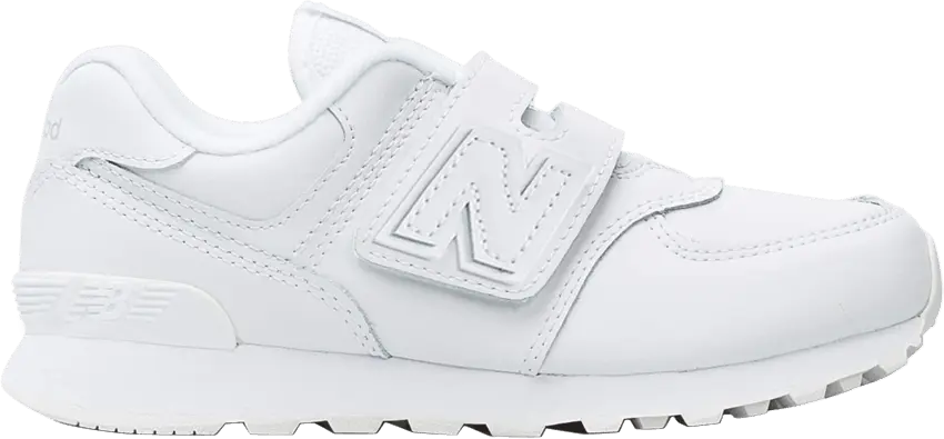  New Balance 574 Kids Wide &#039;White&#039;