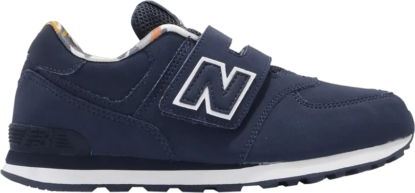  New Balance 574 Kids Wide &#039;Navy&#039;