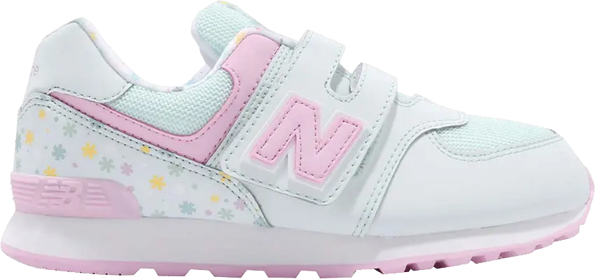  New Balance 574 Kids Wide &#039;Green Pink&#039;