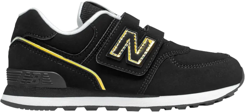  New Balance 574 Wide Kids &#039;Black Gold&#039;