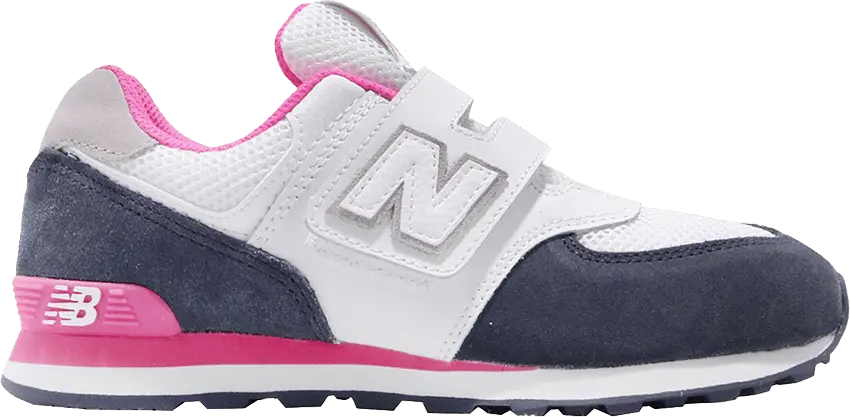  New Balance 574 Kids Wide &#039;White Grey&#039;