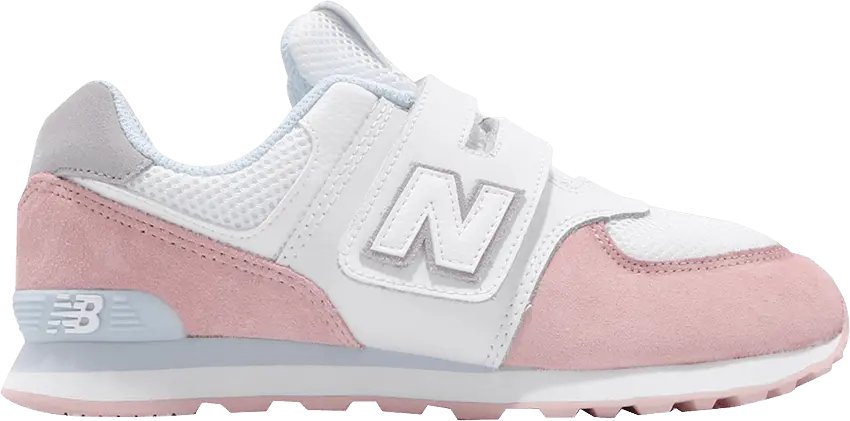  New Balance 574 Kids Wide &#039;Pink White Blue&#039;