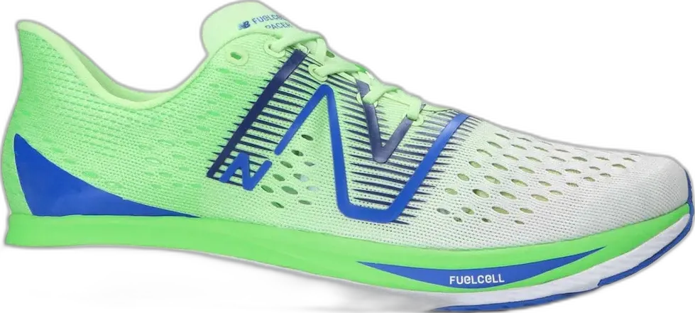  New Balance FuelCell SuperComp Pacer LE White Green Blue