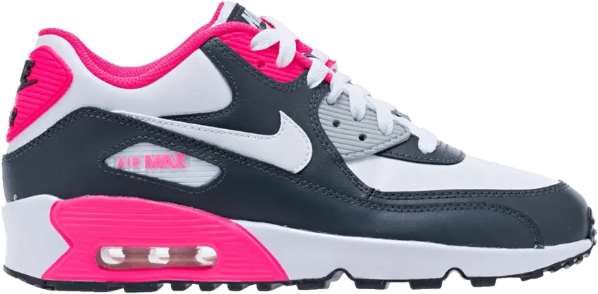  Nike Air Max 90 LTR GS &#039;Anthracite Hyper Pink&#039;