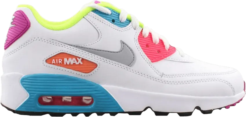  Nike Air Max 90 LTR GS &#039;White Multicolor&#039;