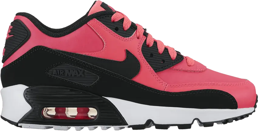 Nike Air Max 90 Leather GS &#039;Racer Pink Black&#039;