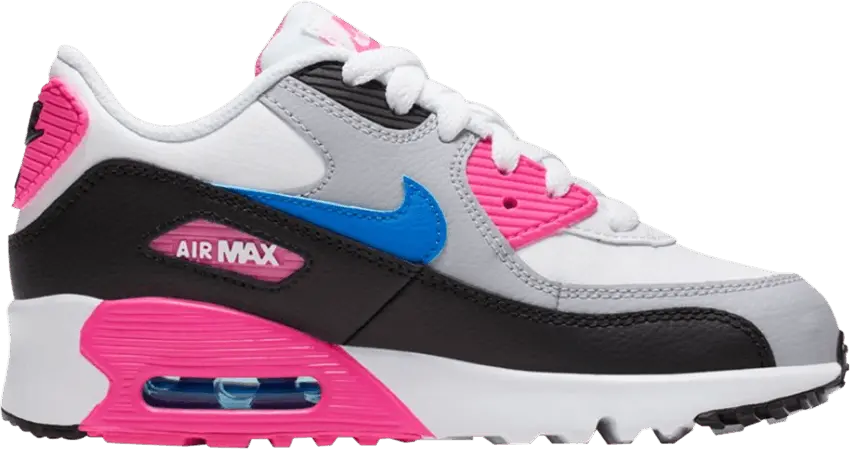  Nike Air Max 90 Leather PS &#039;White Photo Blue Pink&#039;