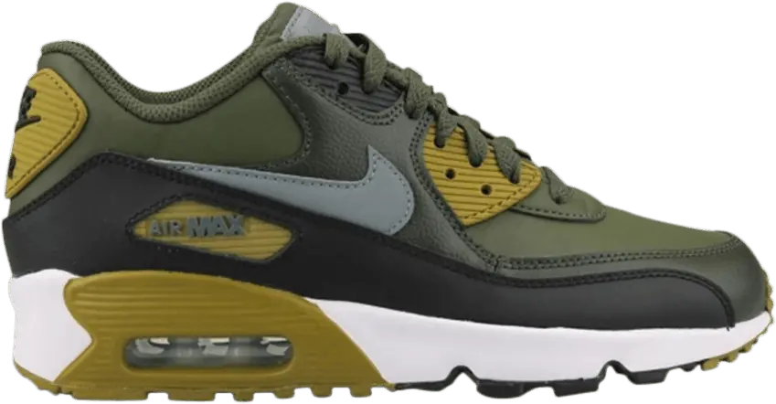  Nike Air Max 90 Leather GS &#039;Cargo Khaki&#039;