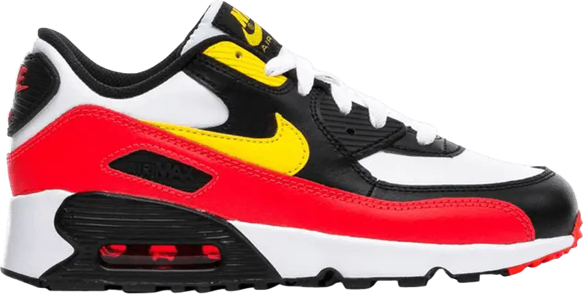  Nike Air Max 90 Leather PS &#039;Chrome Yellow Black Crimson&#039;