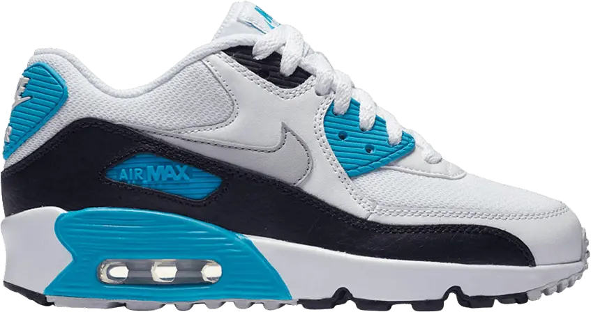  Nike Air Max 90 Mesh GS &#039;Blue Lagoon&#039;