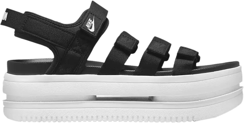  Nike Wmns Icon Classic Sandal &#039;Black White&#039;