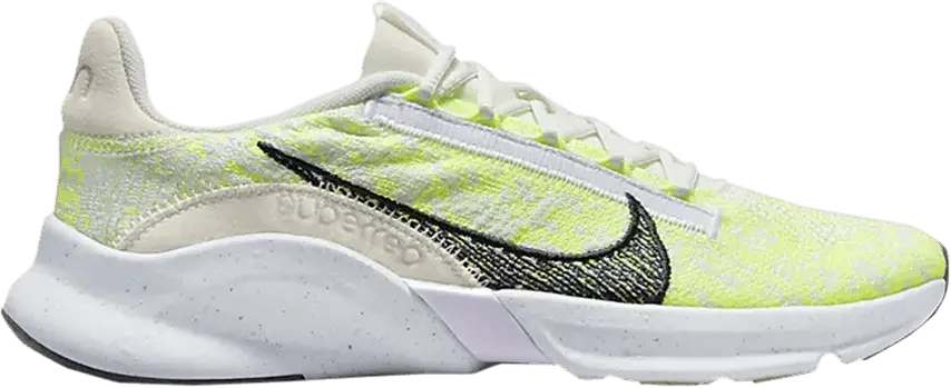  Nike Wmns SuperRep Go 3 Flyknit Next Nature &#039;White Volt&#039;