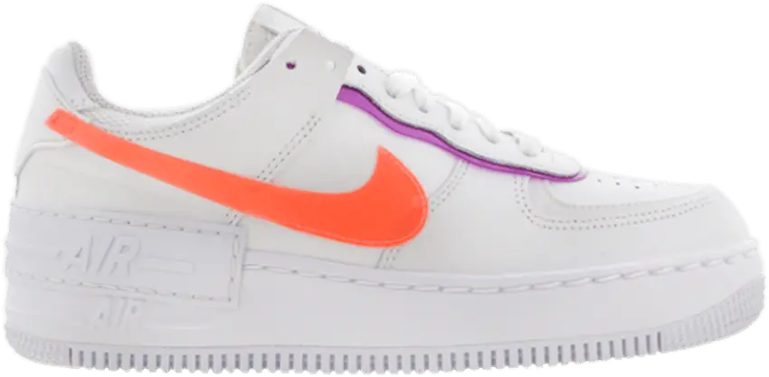  Nike Wmns Air Force 1 Shadow &#039;White Mango Red Plum&#039;