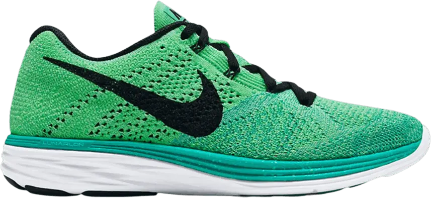  Nike Wmns Flyknit Lunar 3 &#039;Green Glow&#039;