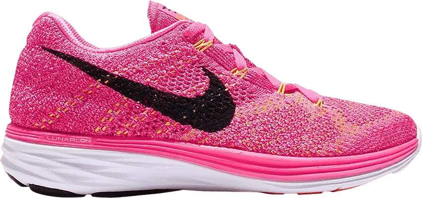  Nike Wmns Flyknit Lunar 3 &#039;Pink Blast&#039;