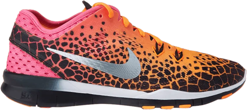  Nike Wmns Free 5.0 TR Fit 5 Print &#039;Leopard Bright Citrus&#039;