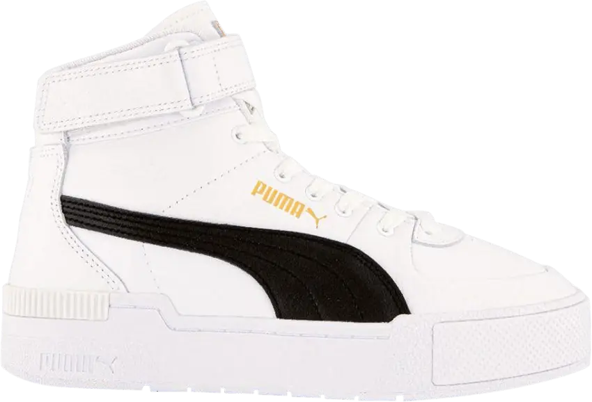  Puma Wmns Cali Sport Warm Up High &#039;White Black&#039;