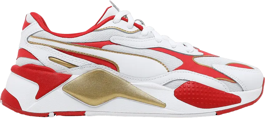  Puma Wmns RS-X3 Varsity &#039;White High Risk Red&#039;