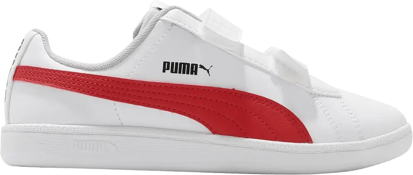 Puma Up V Jr &#039;White Poppy Red&#039;