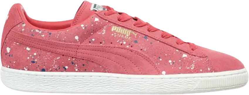  Puma Suede Classic Splatter Teaberry Red