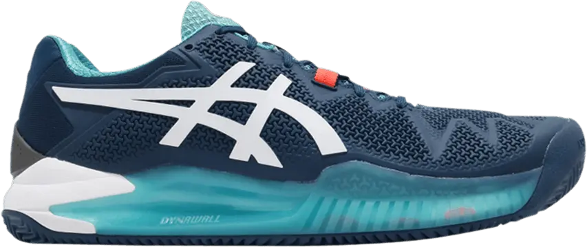  Asics Gel Resolution 8 Clay &#039;Mako Blue&#039;