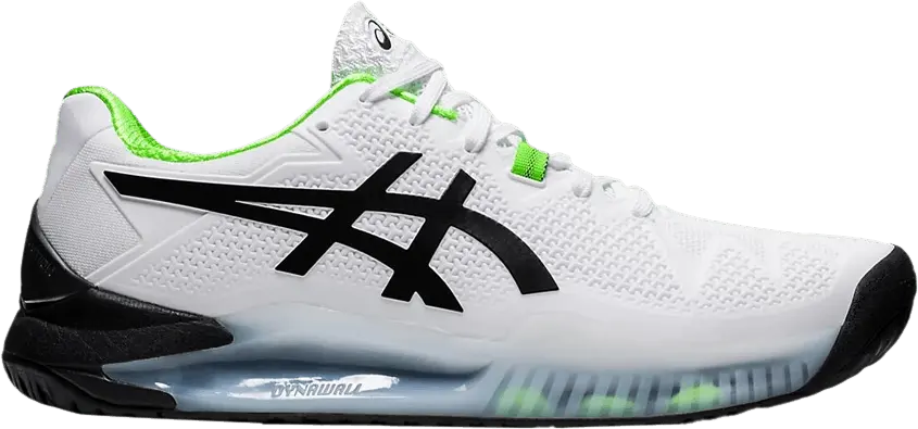  Asics Gel Resolution 8 &#039;White Green Gecko&#039;