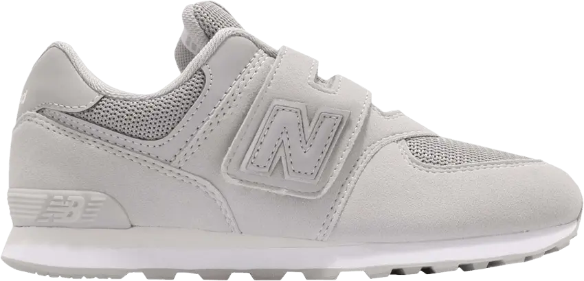  New Balance 574 Wide Kids &#039;Grey White&#039;