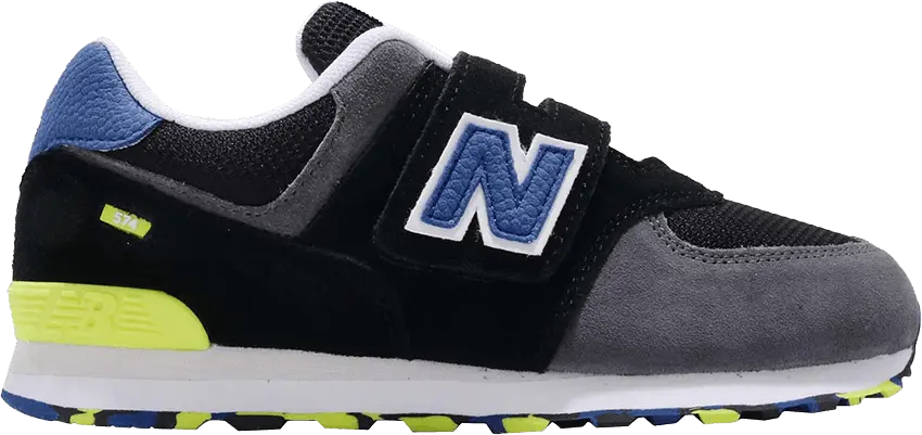  New Balance 574 Kids &#039;Black Blue Grey&#039;