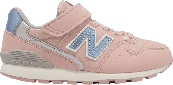  New Balance 996 Big Kid Wide &#039;Pink Metallic Blue&#039;