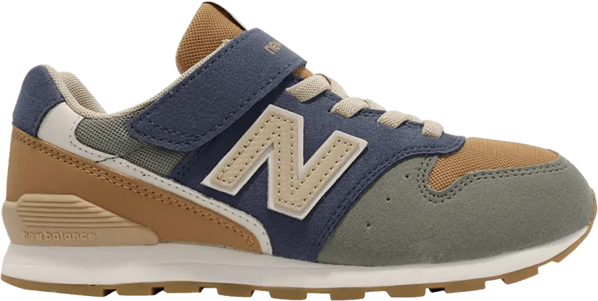  New Balance 996 Big Kid Wide &#039;Green Navy&#039;