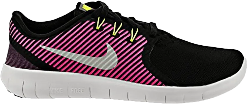  Nike Free RN Commuter GS &#039;Black Pink&#039;