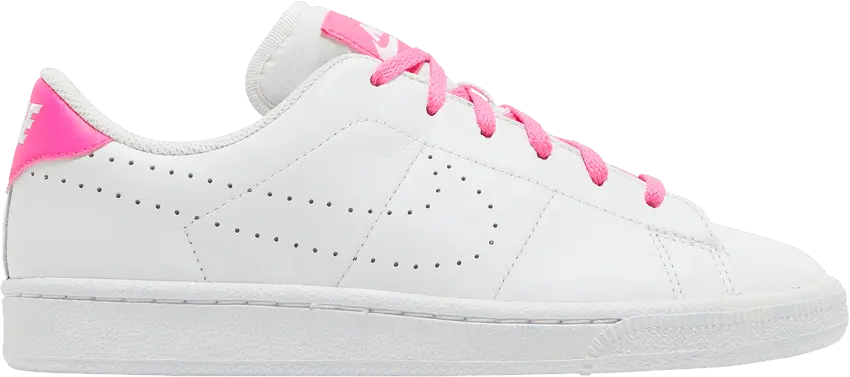  Nike Tennis Classic Premium GS &#039;White Pink Blast&#039;