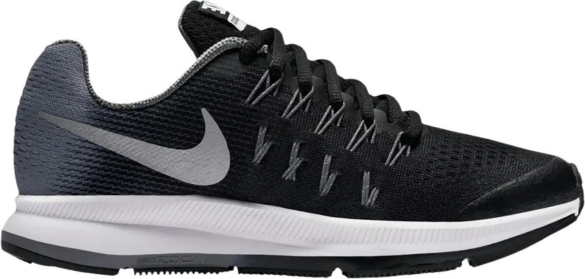  Nike Air Zoom Pegasus 33 GS &#039;Black Cool Grey&#039;
