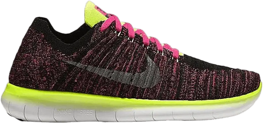  Nike Free RN Flyknit GS &#039;Pink Blast&#039;