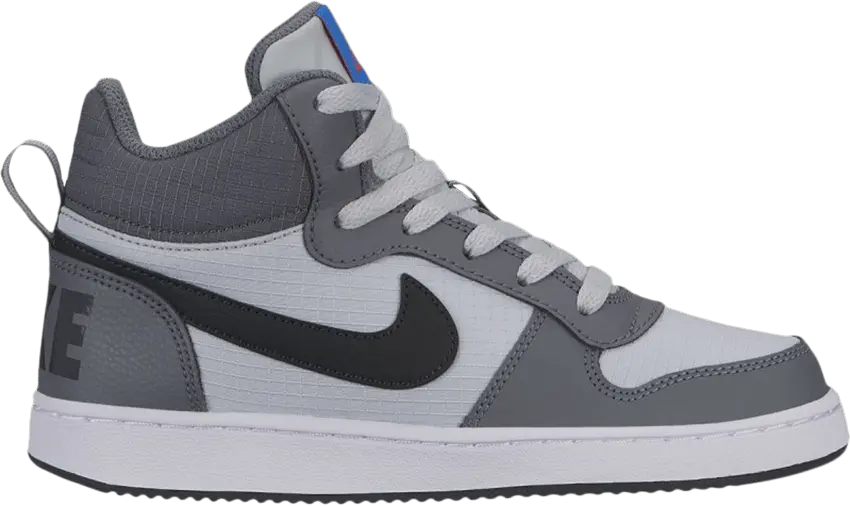  Nike Court Borough Mid GS &#039;Cool Grey Anthracite&#039;