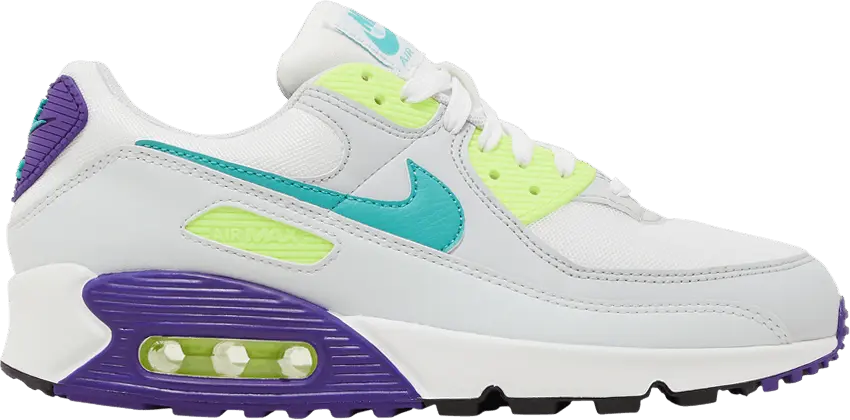  Nike Air Max 90 Pure Platinum Washed Teal (Women&#039;s)