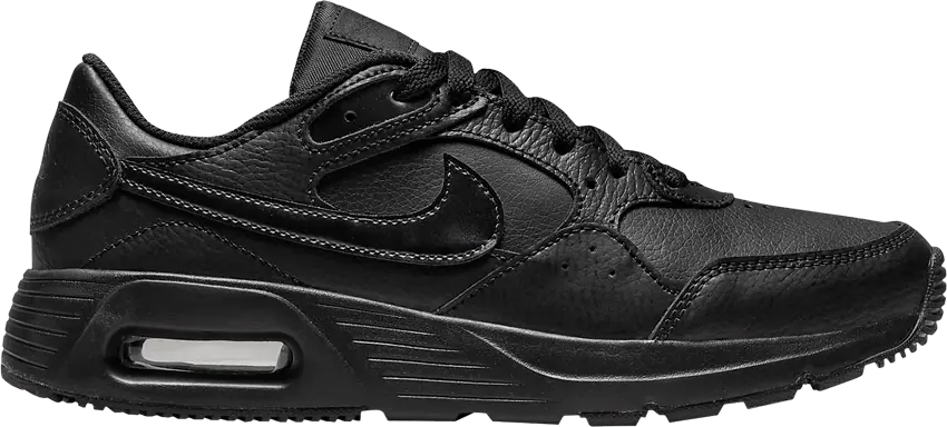  Nike Wmns Air Max SC Leather &#039;Triple Black&#039;