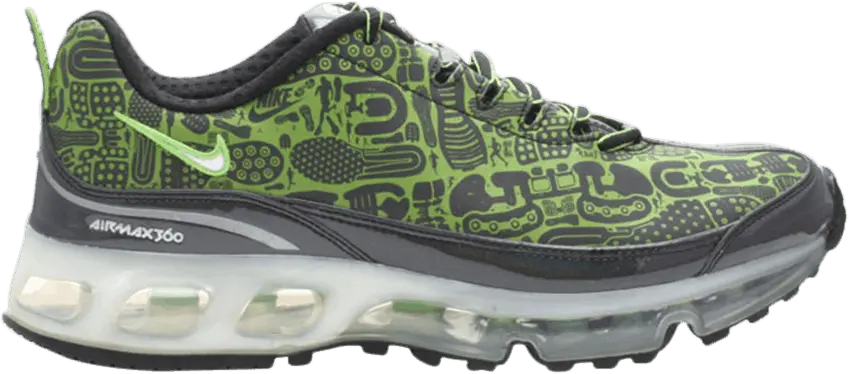  Nike Air Max 360 Rejuvenation Black/Green Bean-White