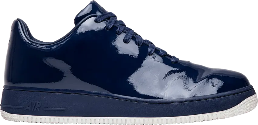  Nike Air Force 1 Supreme Patent Leather &#039;Midnight Navy&#039;