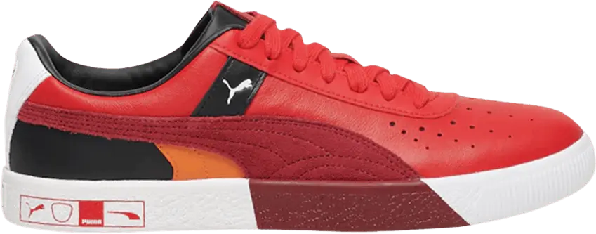  Puma Clyde Hacked Perforated Toe &#039;Red&#039;