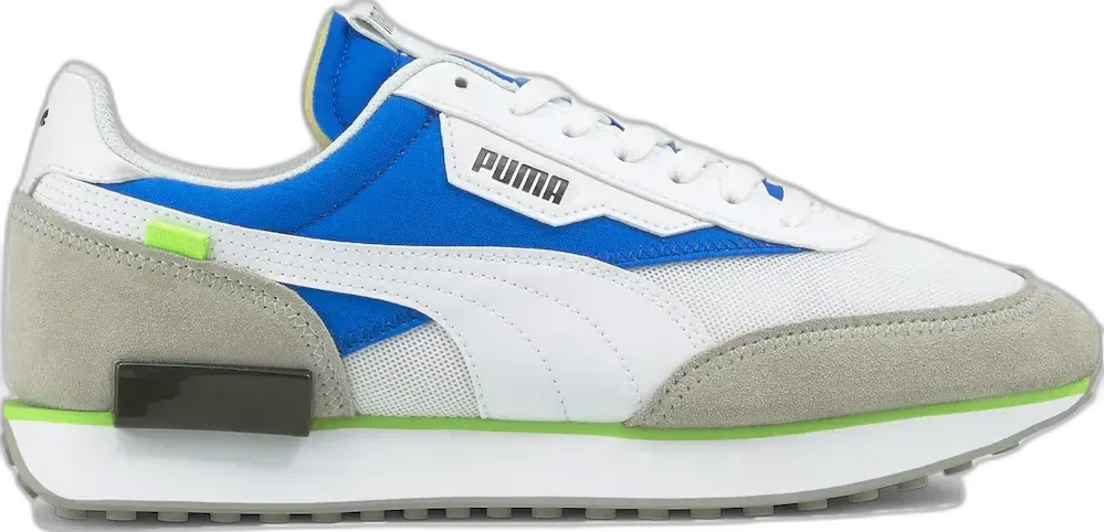 Puma Future Rider Core White Blue Lime