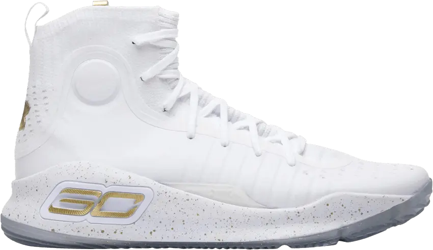  Under Armour Curry 4 &#039;White Gold&#039; Sample