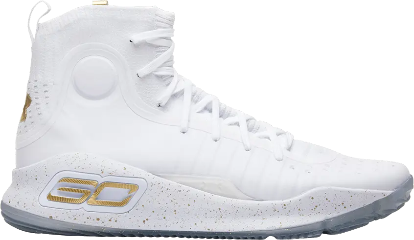  Under Armour Curry 4 White Gold