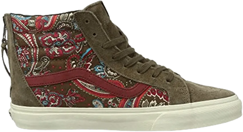  Vans Sk8-Hi Zip CA &#039;Paisley&#039;