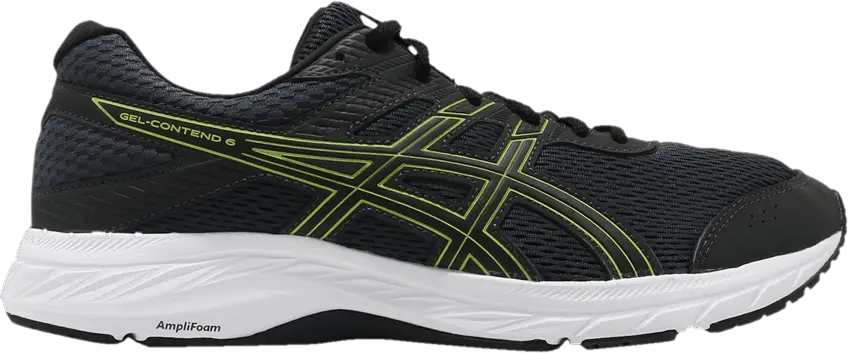  Asics ASICS Gel-Contend 6 Graphite Lime Zest (4E Wide)