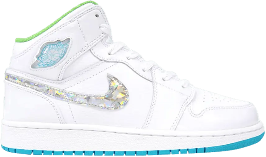  Air Jordan 1 Phat GS &#039;Diamond Swoosh - Bright Turquoise&#039;